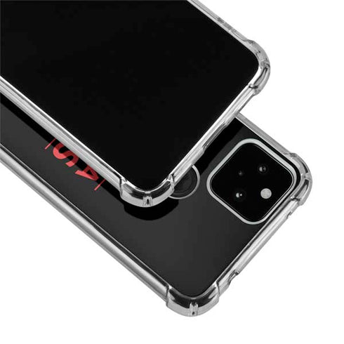 NBA Atlanta Hawks Standard - Black Google Pixel 5 Clear Case